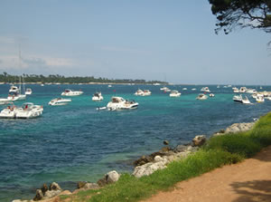 vue des iles de Lerins